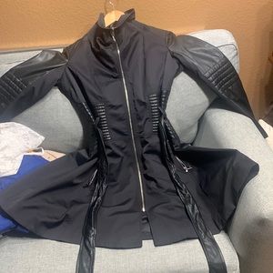 Bebe black long jacket